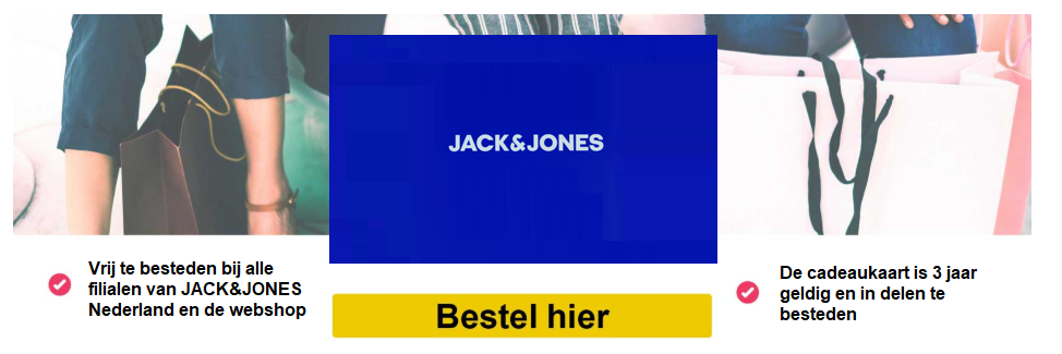 samenwerken Hedendaags frequentie Cadeaukaart van Jack & Jones online kopen? | Gratis inpakservice