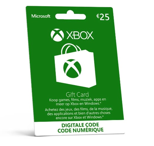 Xbox Cadeaukaart 25 Euro