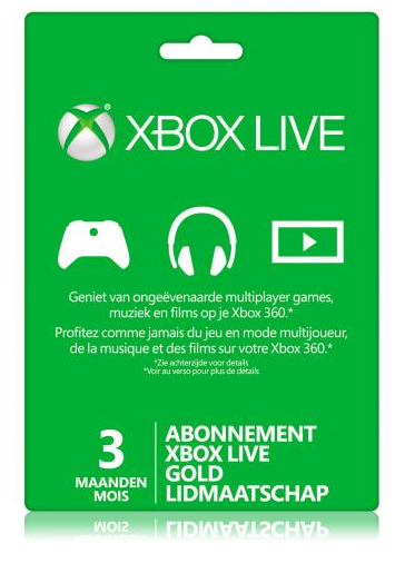 Onheil spiegel B.C. Xbox Cadeaukaart LIVE Gold 3 maanden - Cadeaukaarten , Cadeaubonnen &  Giftcards | Gratis inpakservice (TIP)
