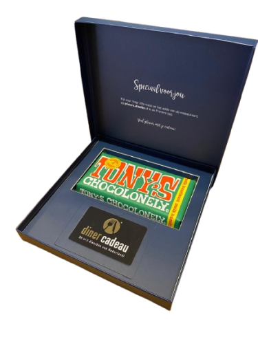 Cadeaubox (Tony''s choco hazelnoot)