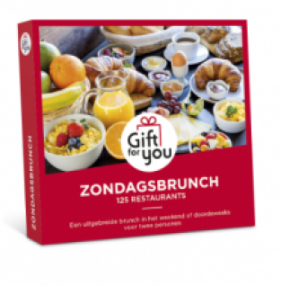 GiftForYou Zondagsbrunch voor twee